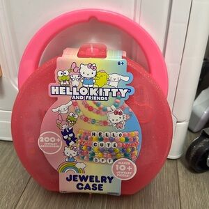 Hello Kitty Jewelry Making Kit + Pink Sparkle Case